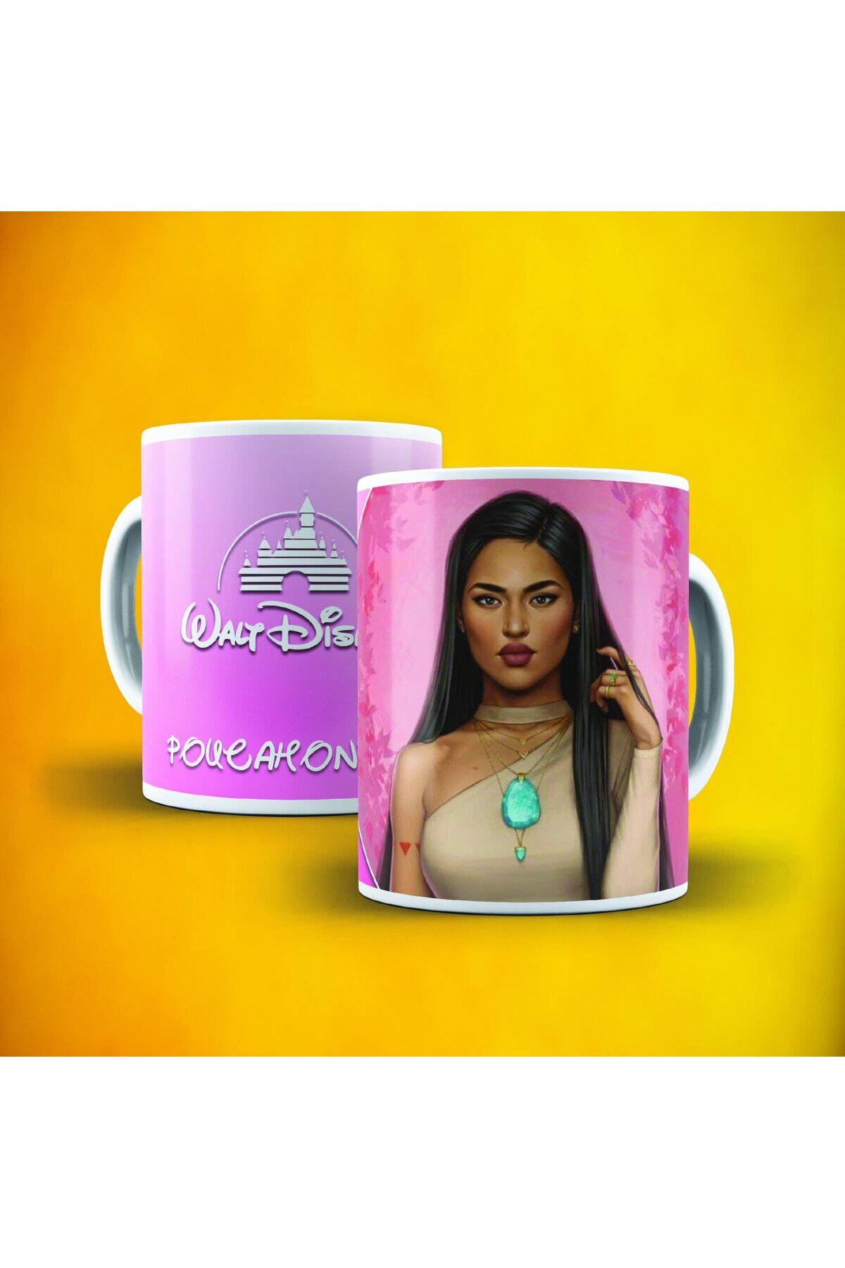 DİSNEY PORCAHONTAS BASKILI KUPA BARDAK