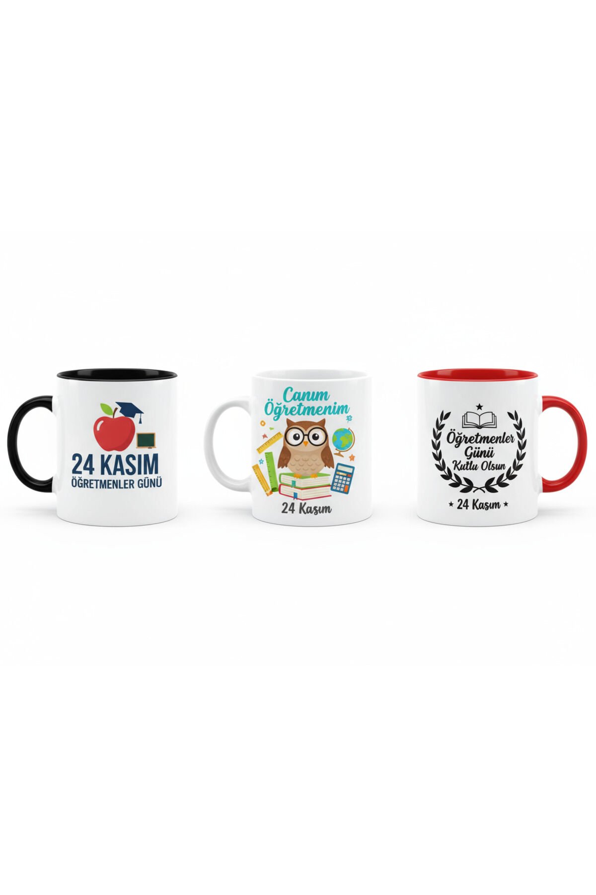 Öğretmen Günü Tasarım baskılı kupa bardak
